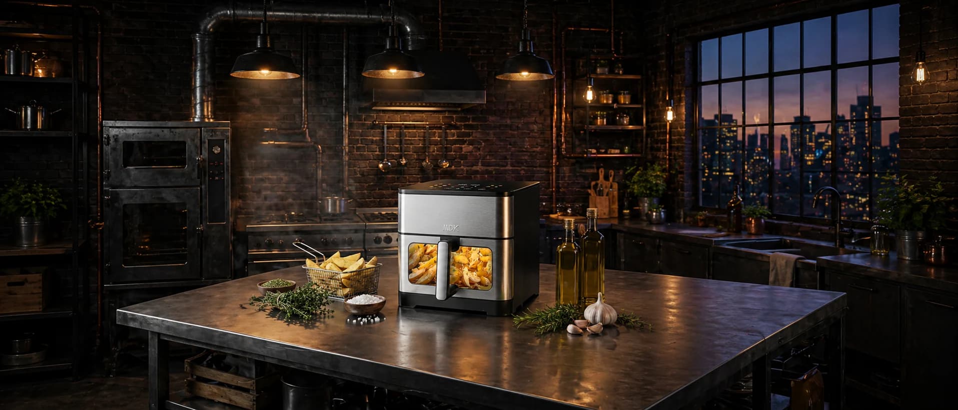 Air Fryer Inox 10 L — Standard en situation